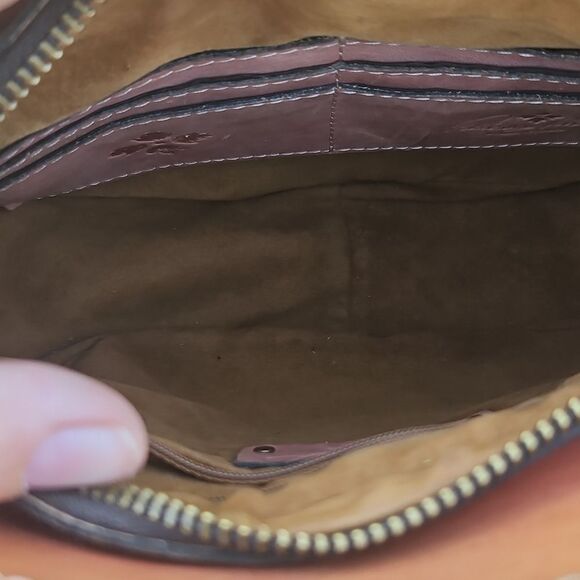 Patricia Nash Italian Leather Crossbody Saddle Bag - Picture 9 of 12